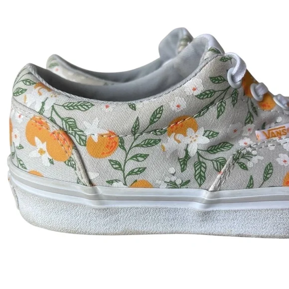 Vans Doheny In Citrus Canvas Orange Blossum Sneakers Shoes - Picture 3 of 6
